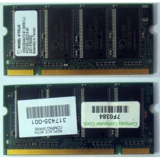 Модуль памяти 256MB DDR Memory SODIMM в Сургуте, DDR266 (PC2100) в Сургуте, CL2 в Сургуте, 200-pin в Сургуте, p/n: 317435-001 (для ноутбуков Compaq Evo/Presario) - Сургут