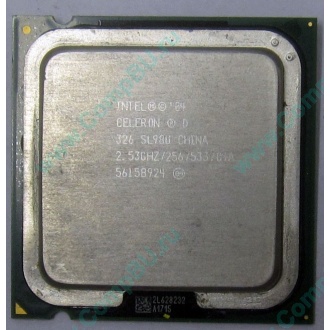 Процессор Intel Celeron D 326 (2.53GHz /256kb /533MHz) SL98U s.775 (Сургут)